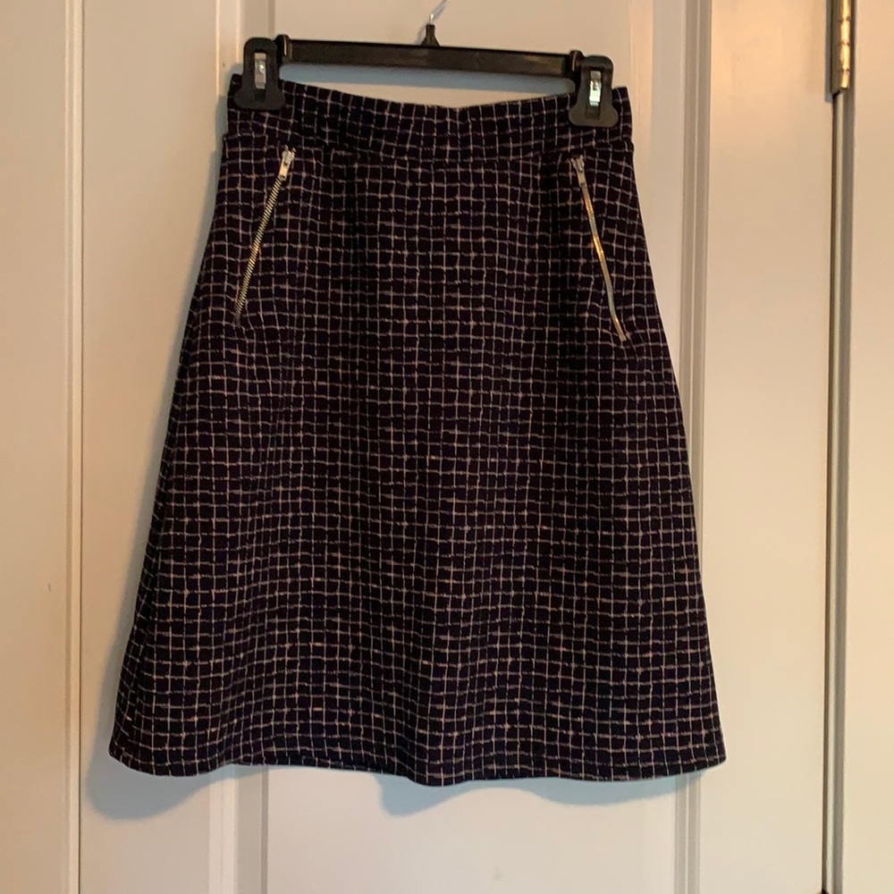 Le Lis Navy Skirt